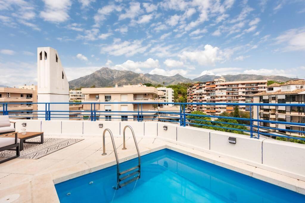 Marbella House Imponente Atico Con Piscina Privada Exterior foto